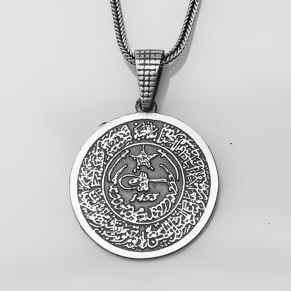 Fetih 1453 Anhänger mit Kette 925er Sterling Silber