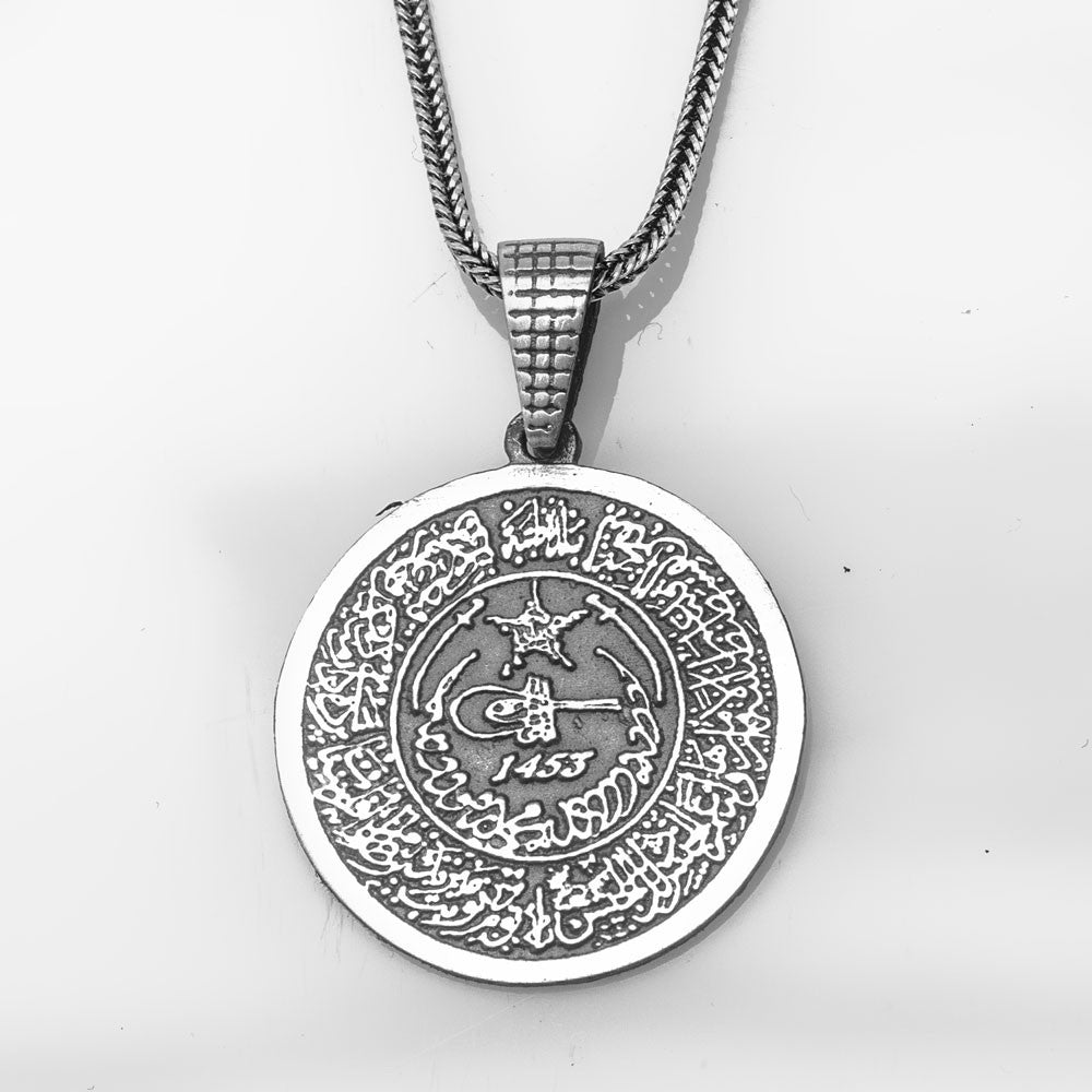 Fetih 1453 Anhänger mit Kette 925er Sterling Silber