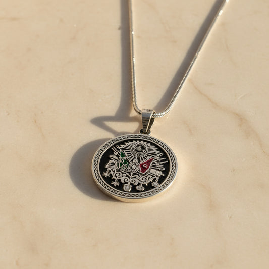 OTTOMAN BIG MEN'S SILVER NECKLACE