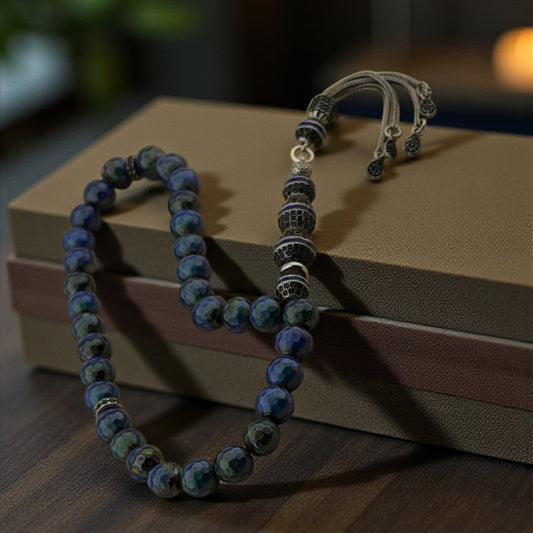 Kişiye Özel Renk Değiştiren His Taşı Tesbih ve Gazlı Çakmak Hediye Seti