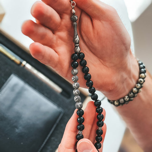 Men's special named pencil rosary wallet gift set