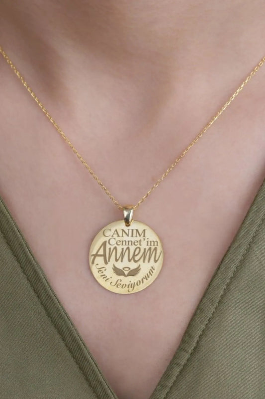 Canım Annem – 925 Ayar Gümüş Kolye