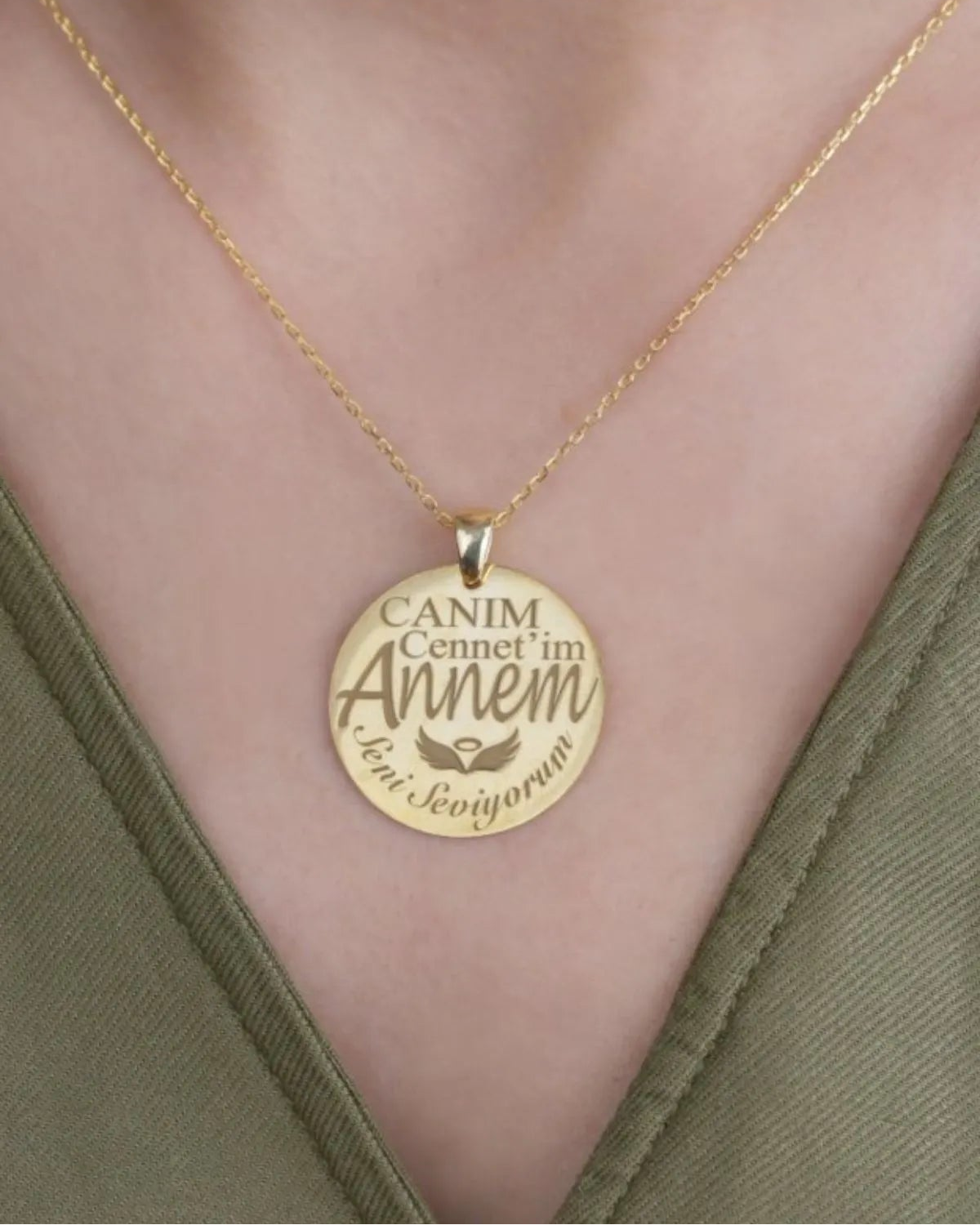 Canım Annem – 925 Ayar Gümüş Kolye