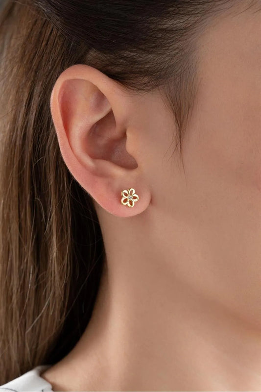 Petite Bloom - 925 Sterling Silver Earrings