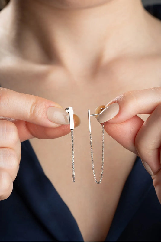 Silver Flow – 925 Ayar Gümüş Küpe