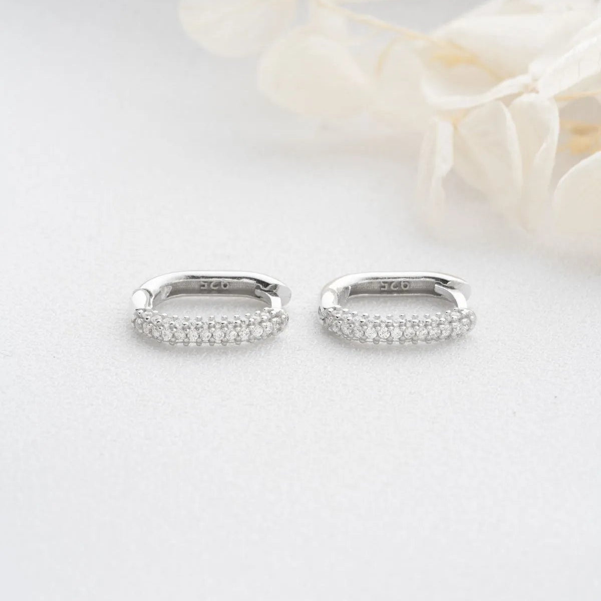 925 sterling silver zircon stone ring earrings