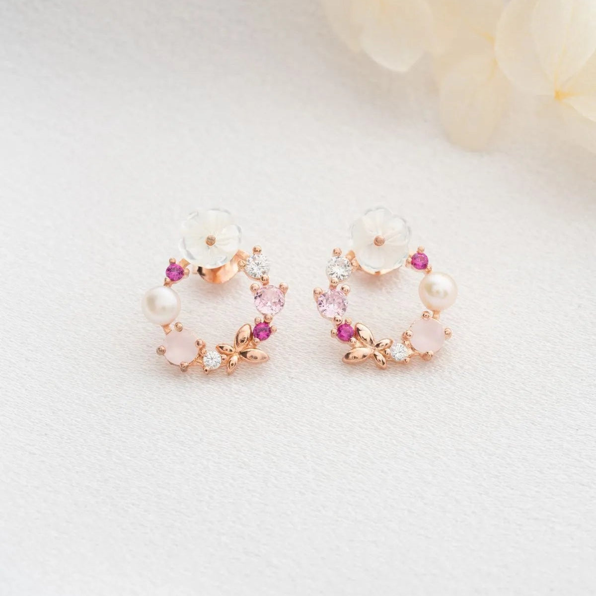 Blush Bloom – 925 Ayar Gümüş Küpe