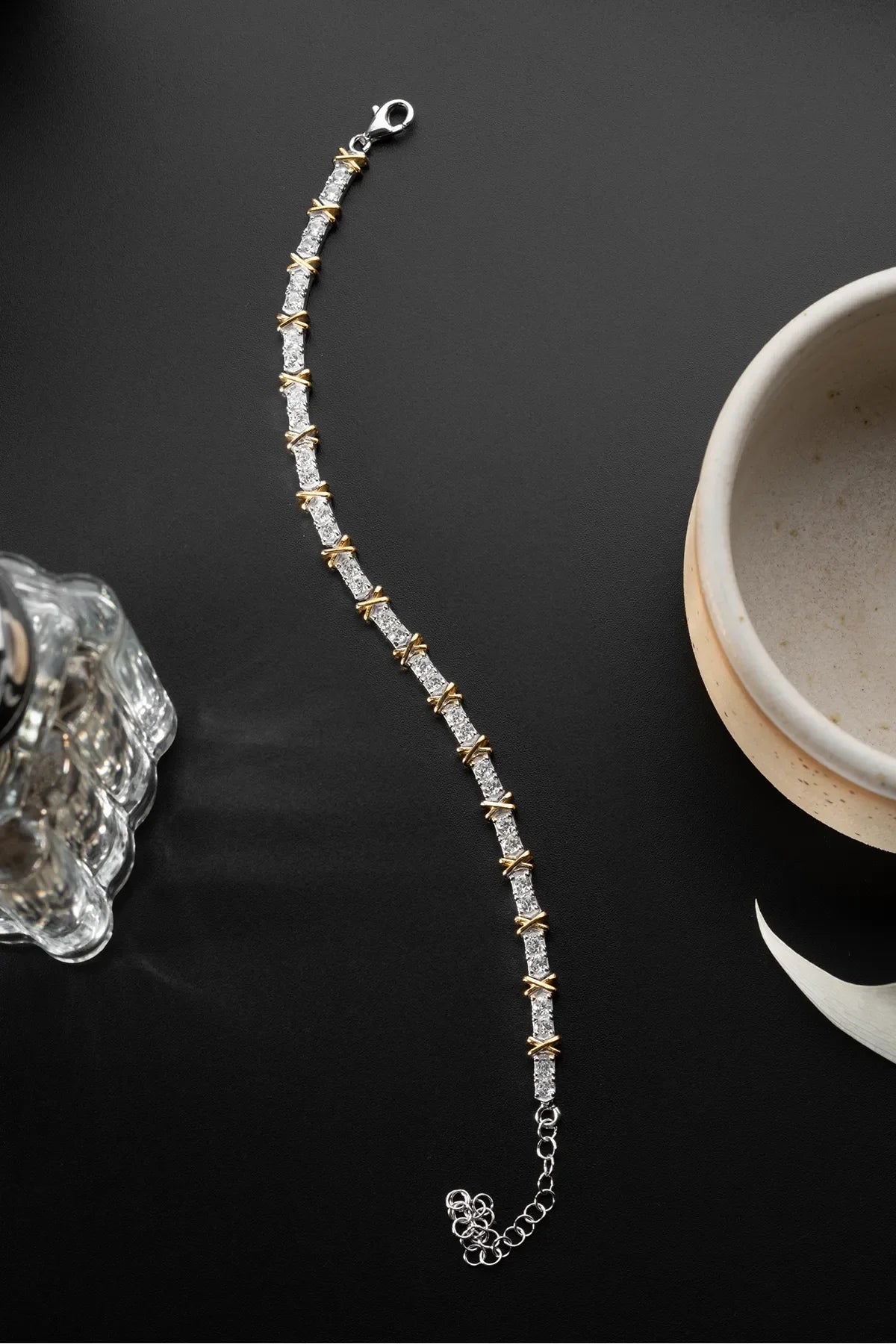 Golden Flow 925 Ayar Gümüş Bileklik