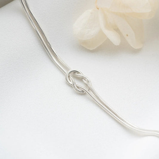 Love Knot 925 Ayar Gümüş Bileklik
