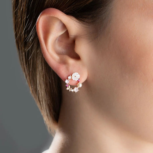 Blush Bloom – 925 Ayar Gümüş Küpe
