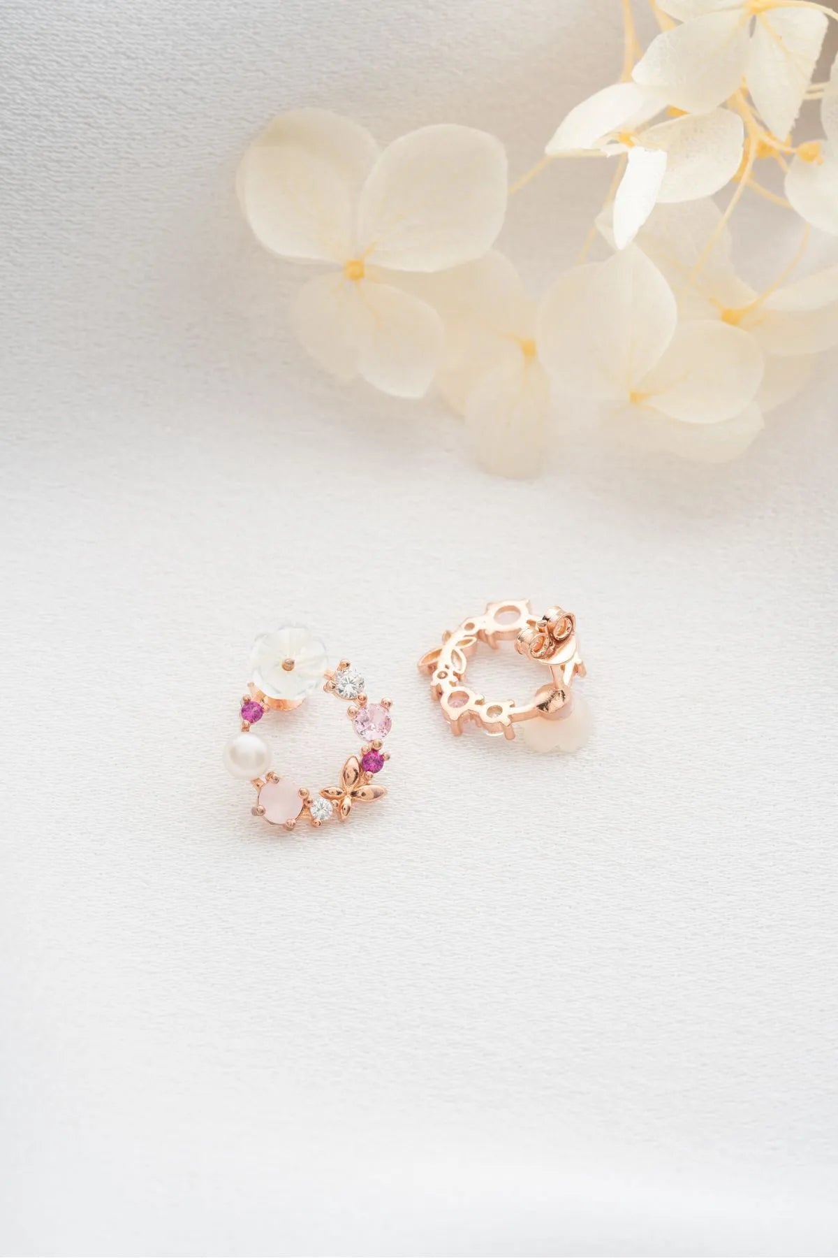 Blush Bloom – 925 Ayar Gümüş Küpe