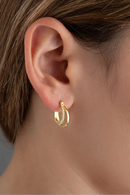 Duo Shine – 925 Ayar Gümüş Küpe