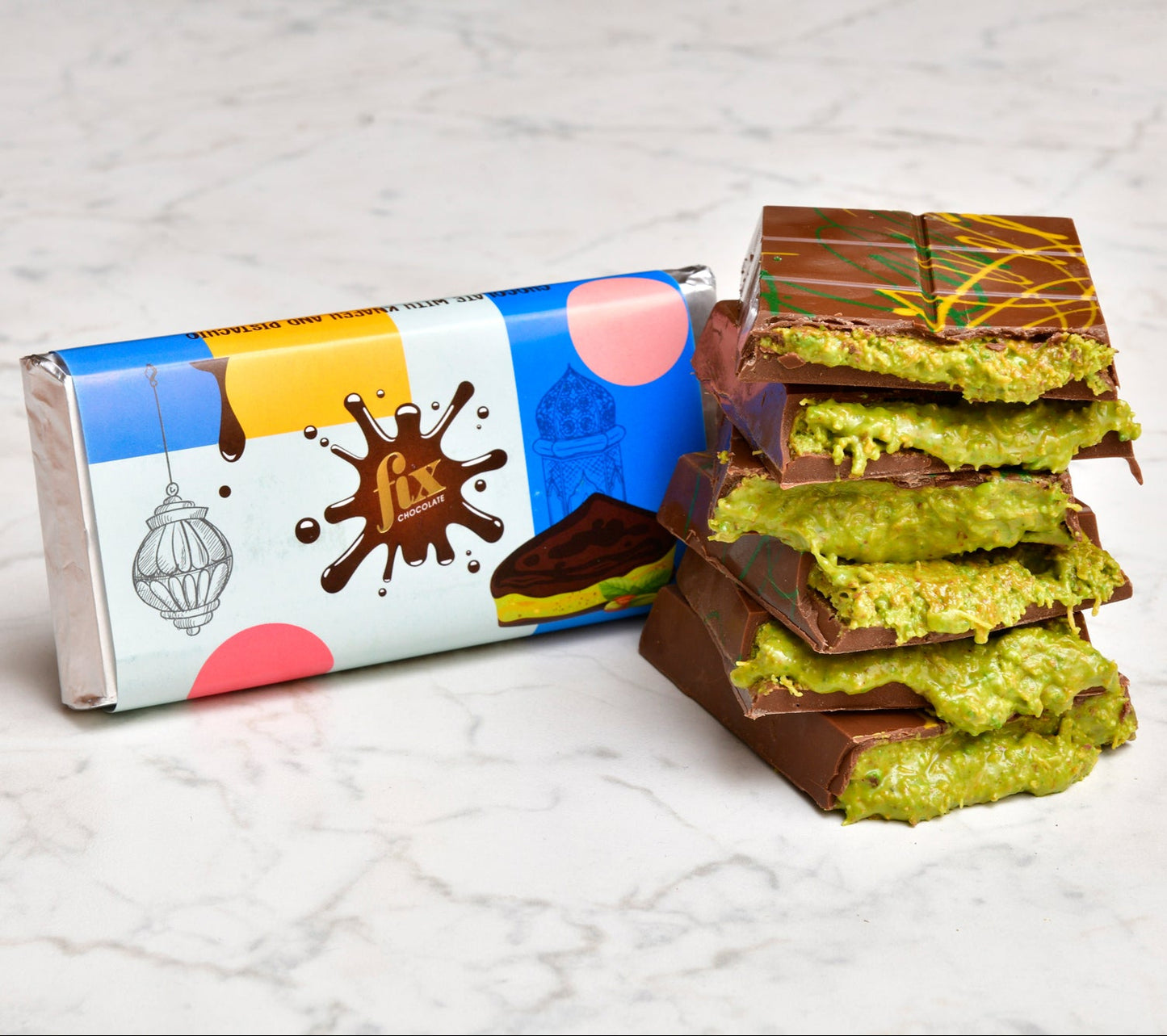 Fix Chocolate Fıstıklı Kadayıflı Dubai Çikolatası 200 GR
