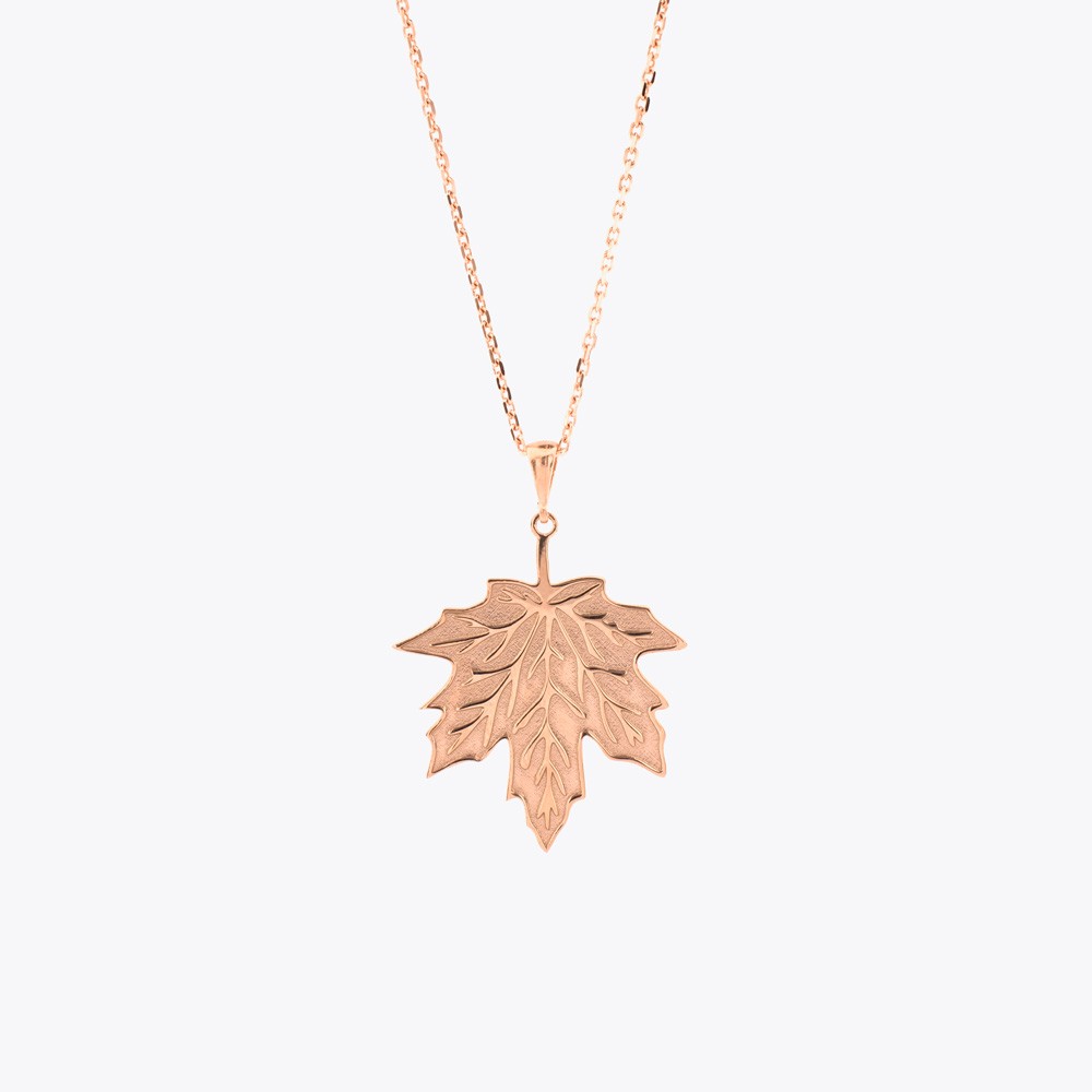 Sycamore Leaf Life Necklace