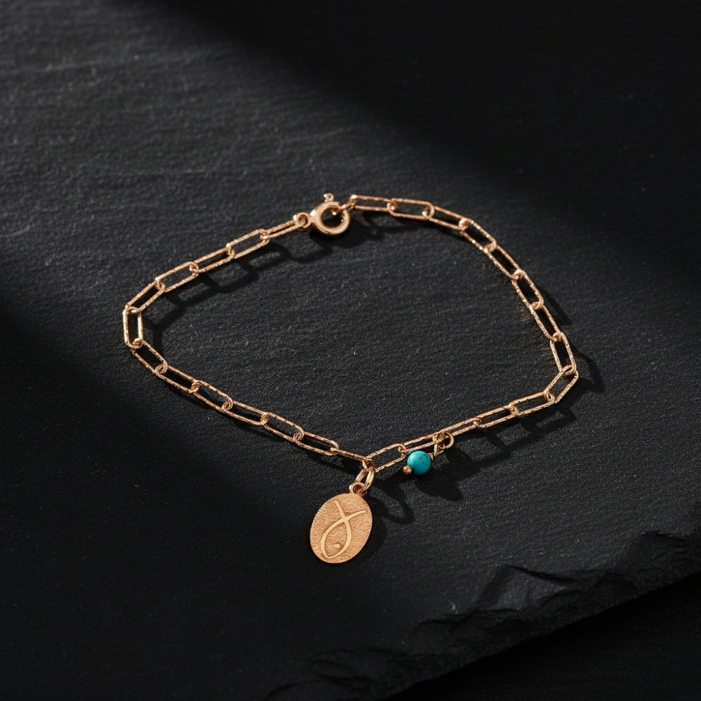 Armband aus Silber 925 mit Fisch