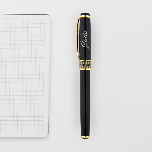 Named roles pencil and note written wooden box set