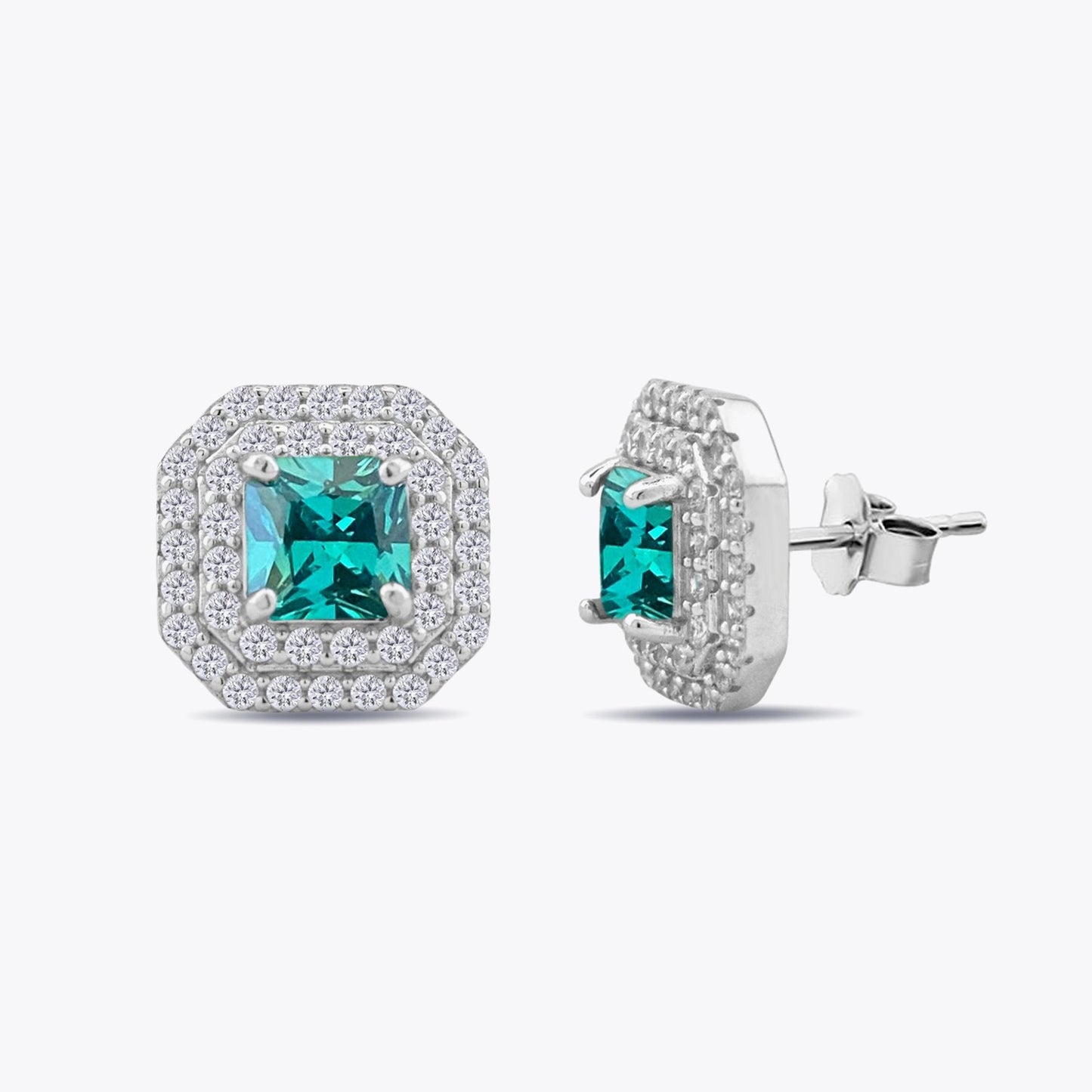 Ice Cut Zircon Earrings