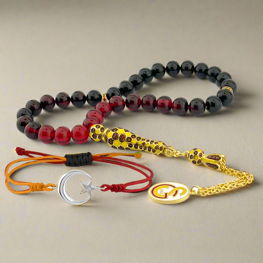 Galatasaray Tesbih ve Bileklik Seti