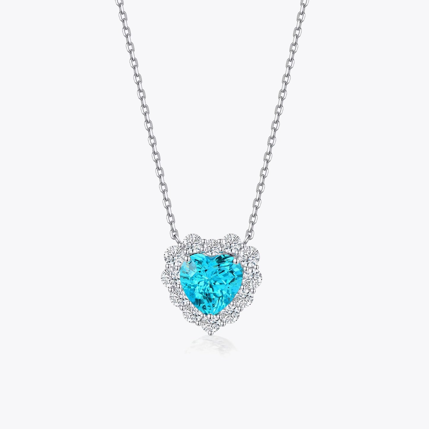 Aqua Heart Necklace
