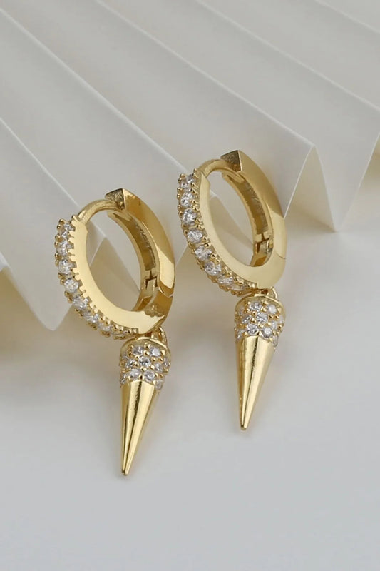 Golden Edge – 925 Ayar Gümüş Küpe