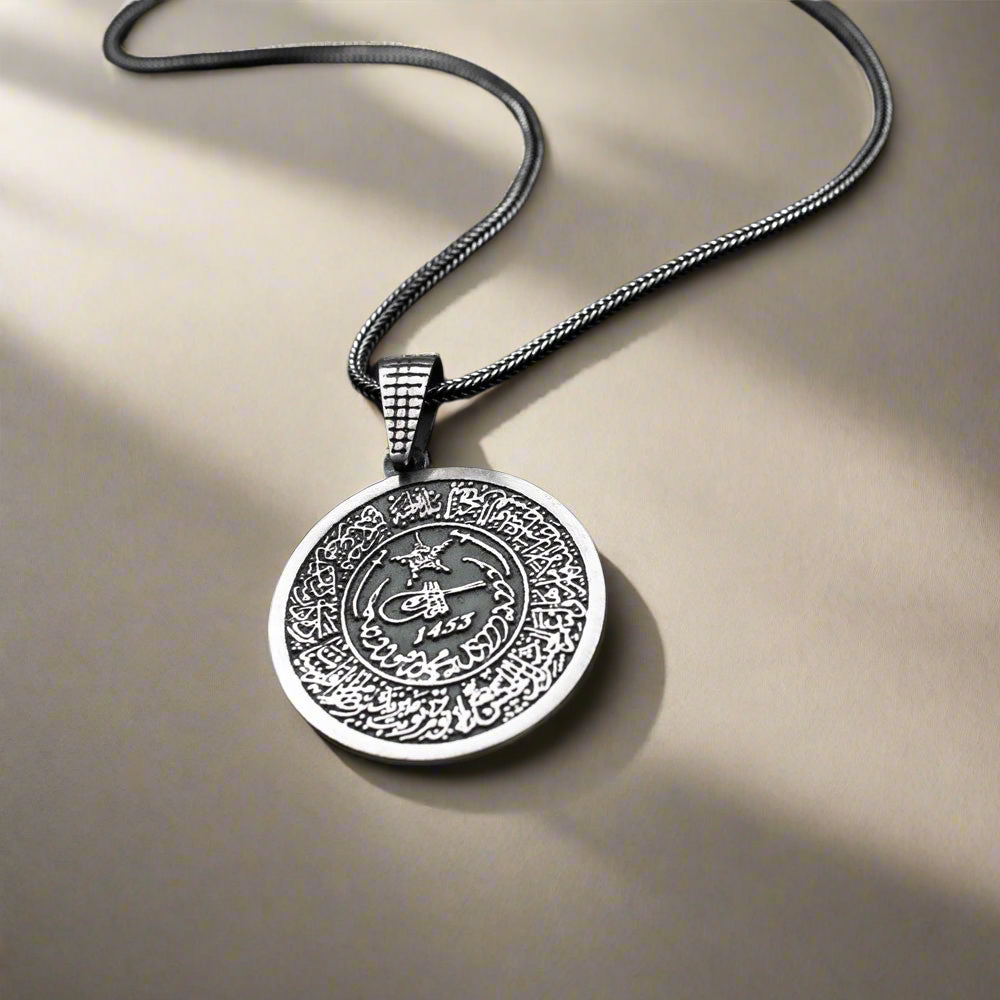 Fetih 1453 Anhänger mit Kette 925er Sterling Silber