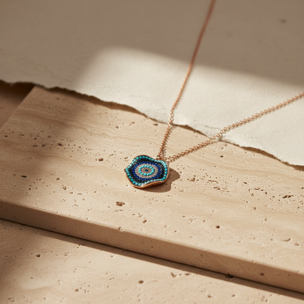 925 Sterling Silver Evil Eye Necklace