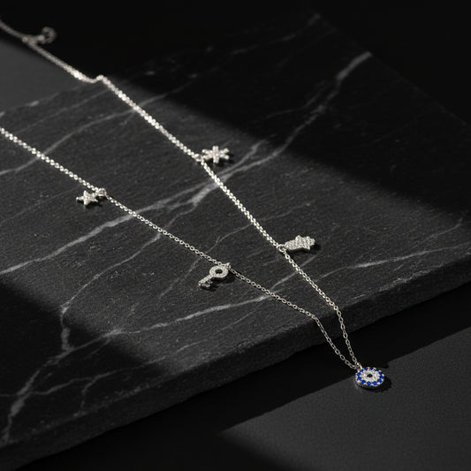 Glücks Halskette mit Nazar