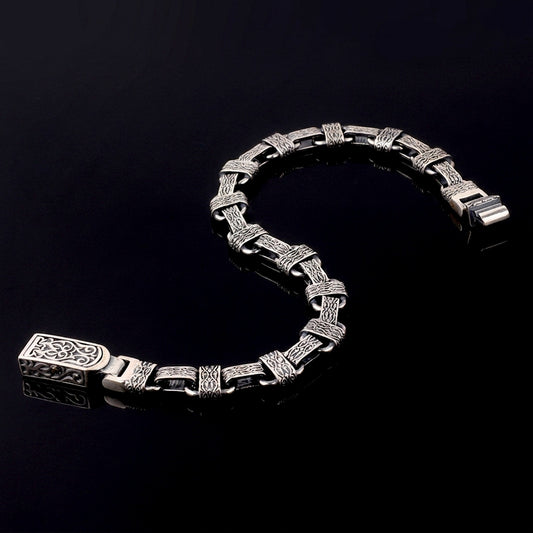 Heritage Link Herrenarmband | 925 Silber