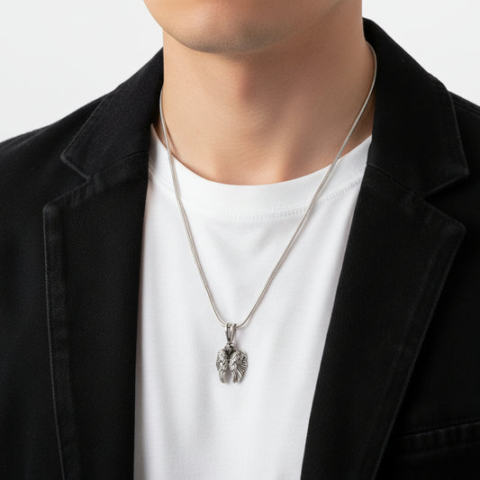 925 Ayar Gümüş Kartal Kolye