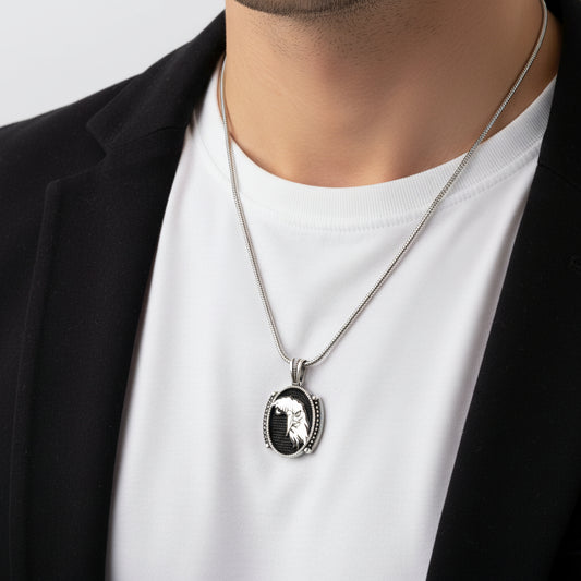 925 Ayar Gümüş Kartal Kolye