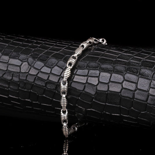 925 Ayar Gümüş "Iron Pulse" Erkek Bileklik