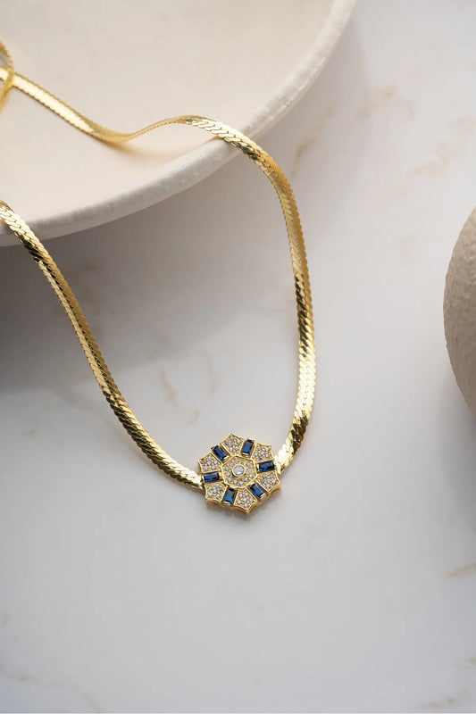 Şeyma 925 Sterling Silver Necklace -1