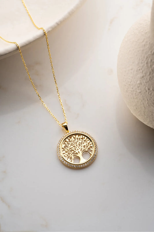 925 Sterling Silver Life Tree Necklace
