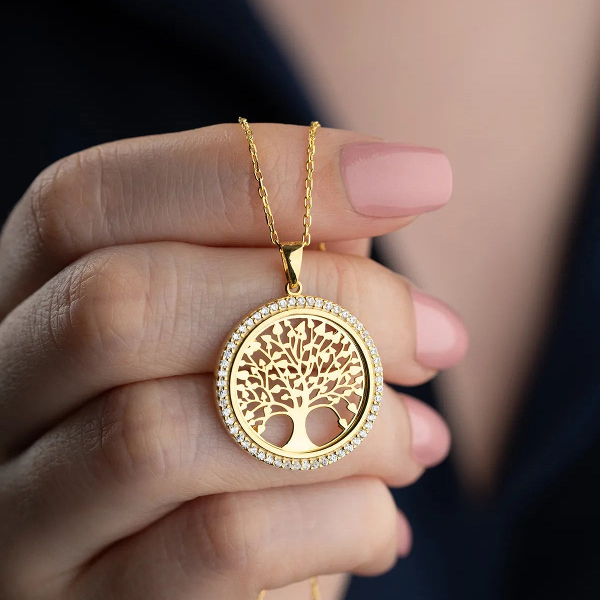 925 Sterling Silver Life Tree Necklace