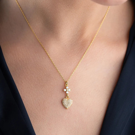 925 Sterling Silver Heart Necklace