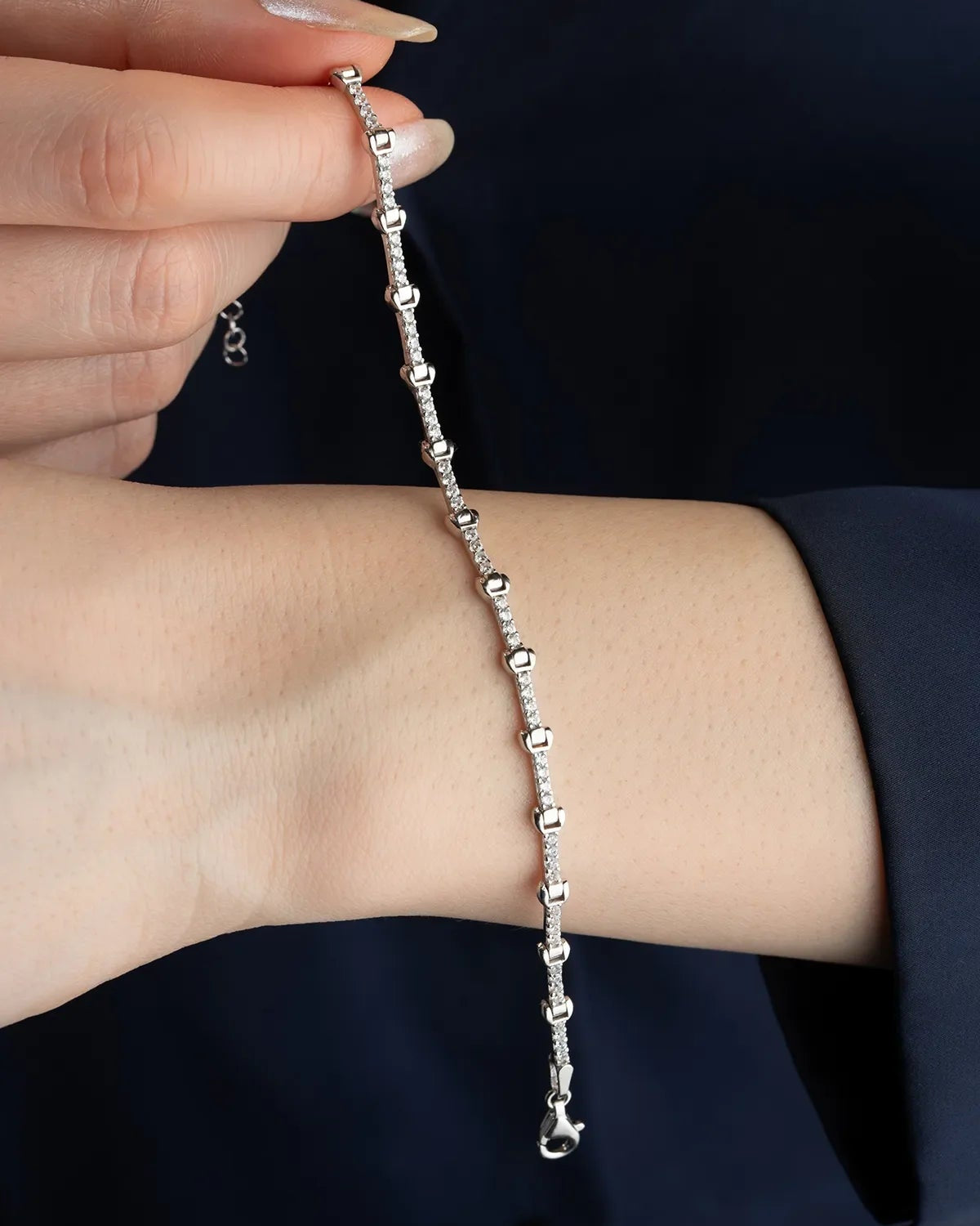 Glow 925 Sterling Silver Bracelet