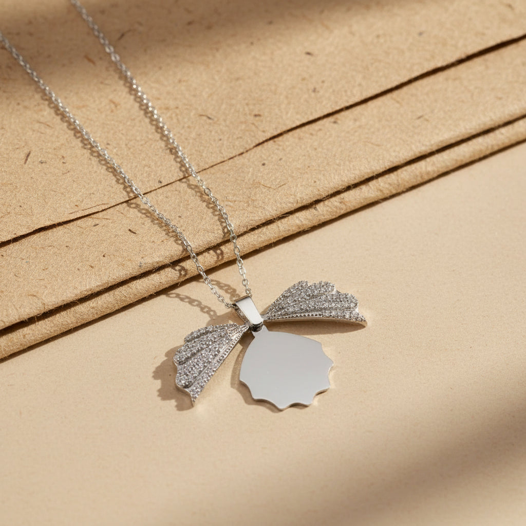 925 Sterling Silver Personalized Sea Shell Necklace