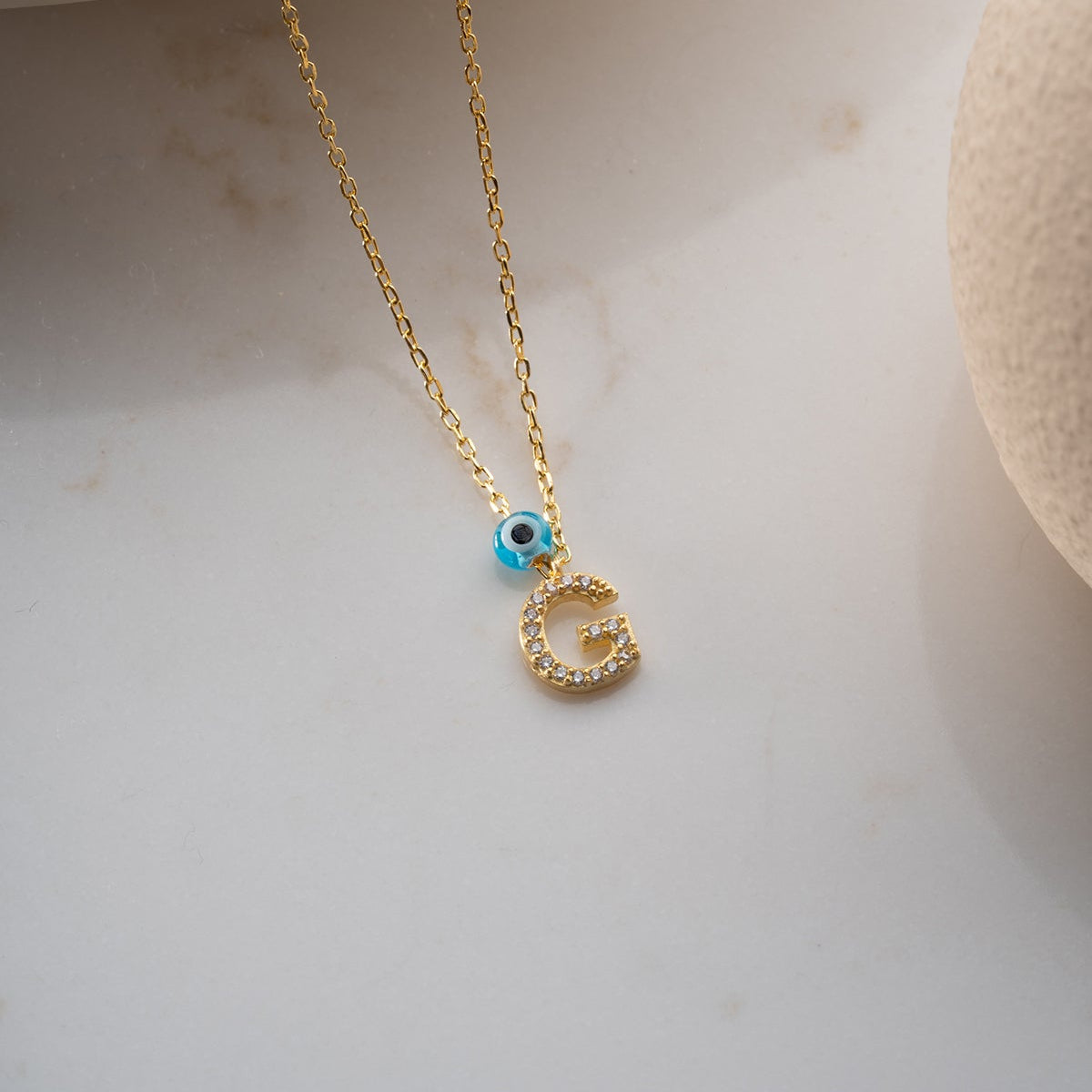 Collier de perle nazar de l'oeil maléfique