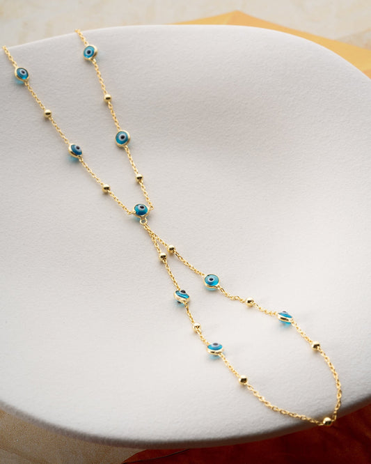 Blaue Aura - Evil Eye Beaded Shahmeran