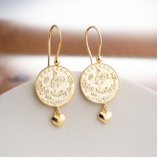 Sultane Küpe – 925 Ayar Gümüş – Osmanlı Motifli