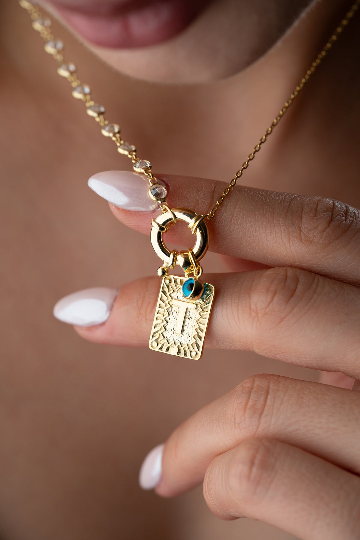 Shine Letter Personalisierte Silberkette