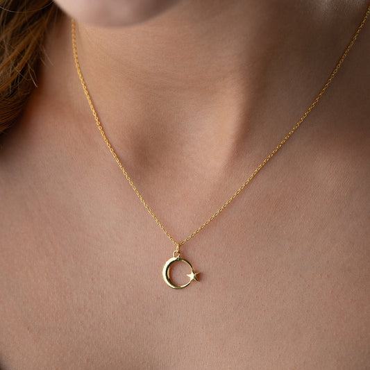 Ay Yildiz Silver Necklace