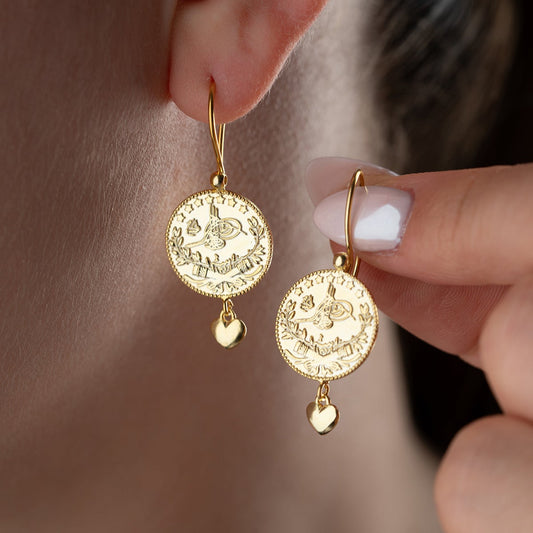 Sultane Ohrringe – 925 Sterling Silber – Osmanisches Motiv