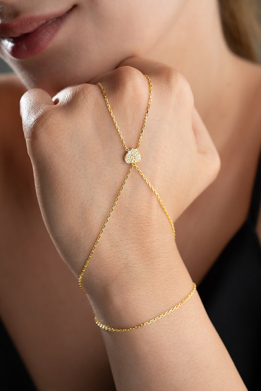 Alya Handkette – 925er Silber – Şahmeran Kollektion