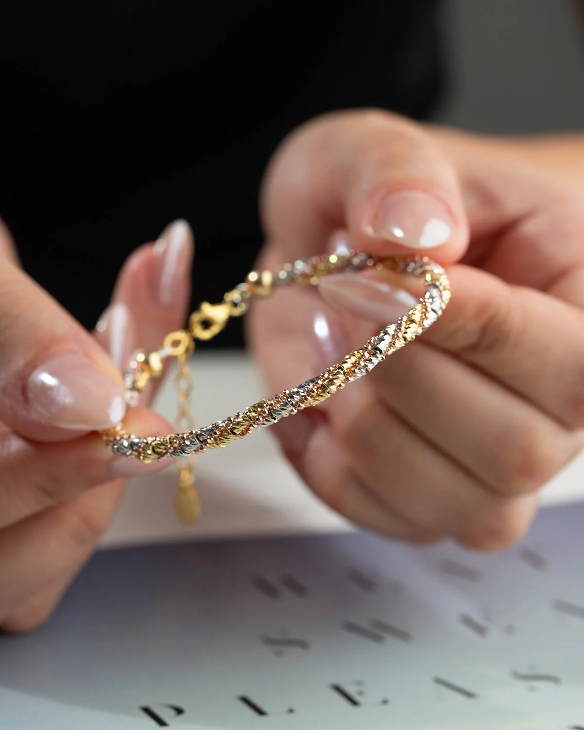 Bracelet Dorika | Argent 925 Trois Tons
