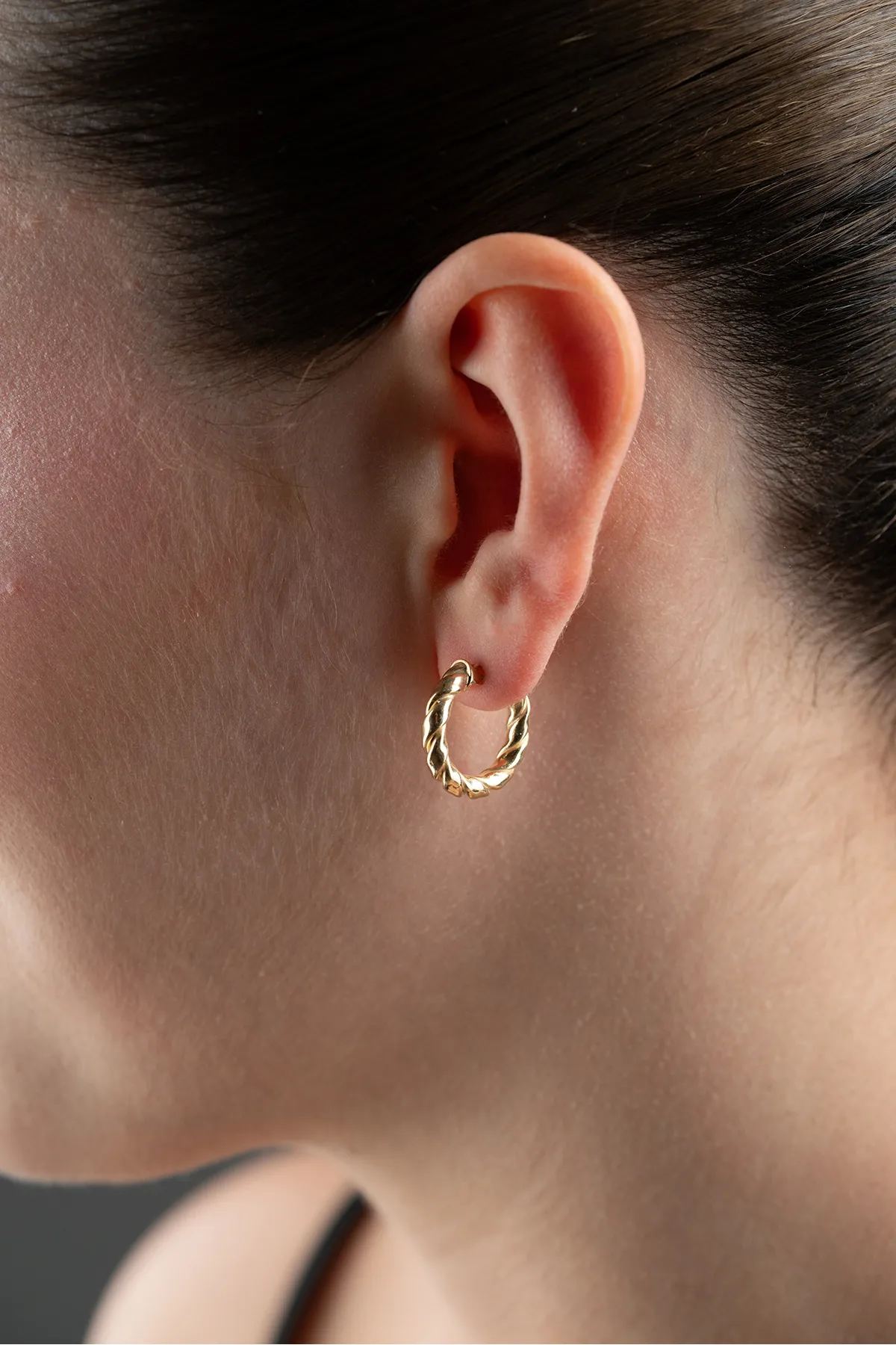 Twisted Hoop Earrings