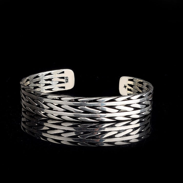 925 Sterling Silver Clamp Bracelet