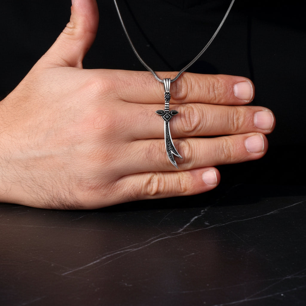 Zulfikar Necklace - 925 Sterling Silver