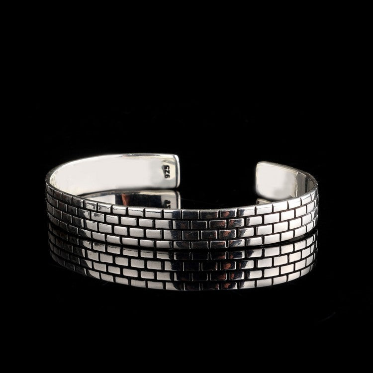 925 Sterling Silver Bangle Bracelet (9 mm)