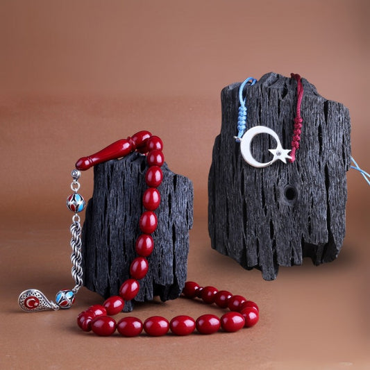 Bordeaux Blue Fire AYYILDIZ BRACELET COMBINE